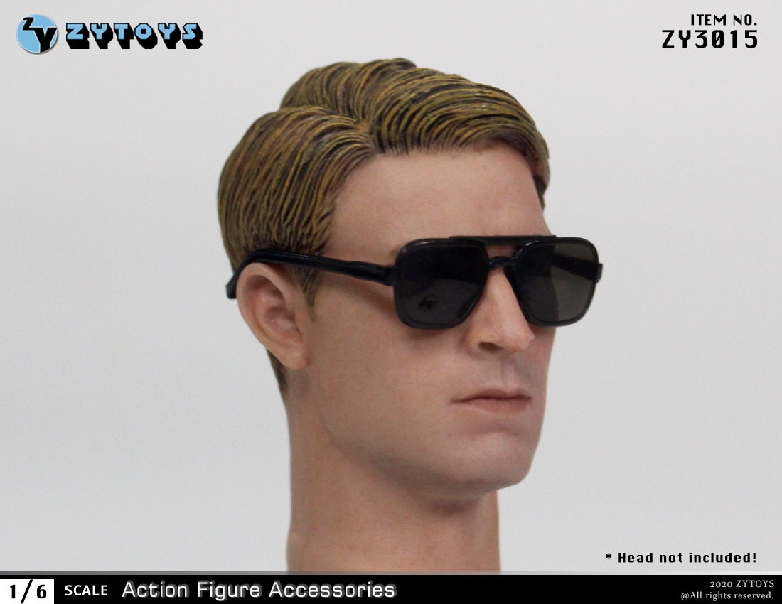 ZY3015--新款 男装 1/6 眼镜模型（3款）(图3)