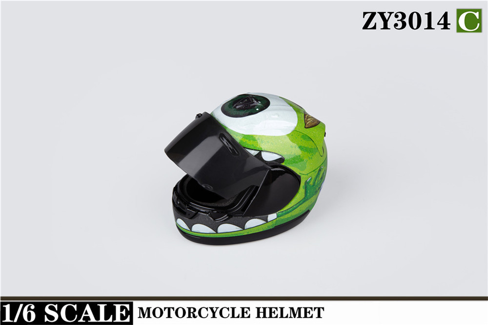 ZY3014 新款1/6摩托车头盔（3色）(图14)