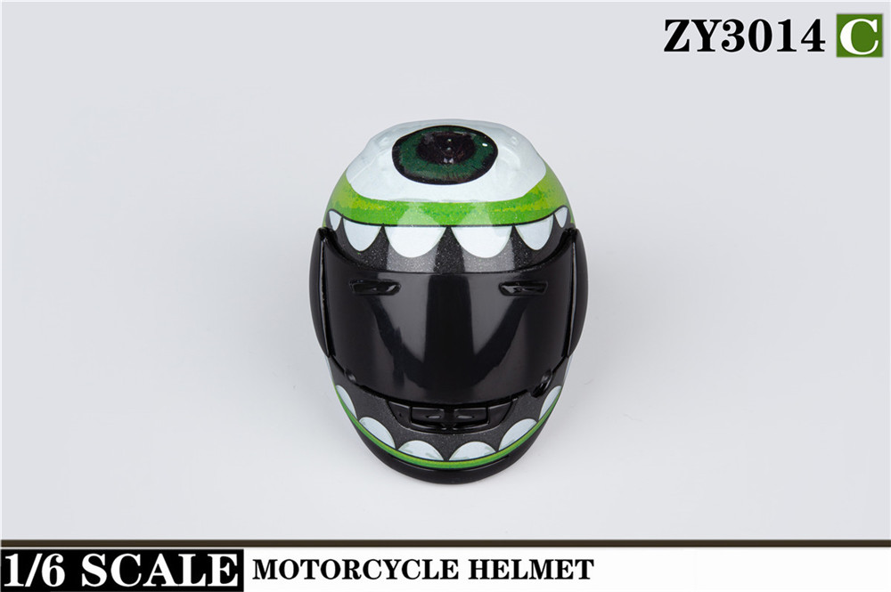 ZY3014 新款1/6摩托车头盔（3色）(图11)