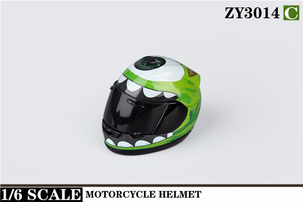 ZY3014 新款1/6摩托车头盔（3色）(图12)