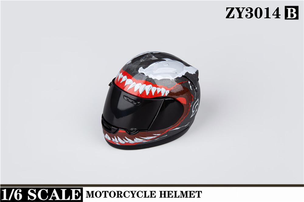 ZY3014 新款1/6摩托车头盔（3色）(图7)