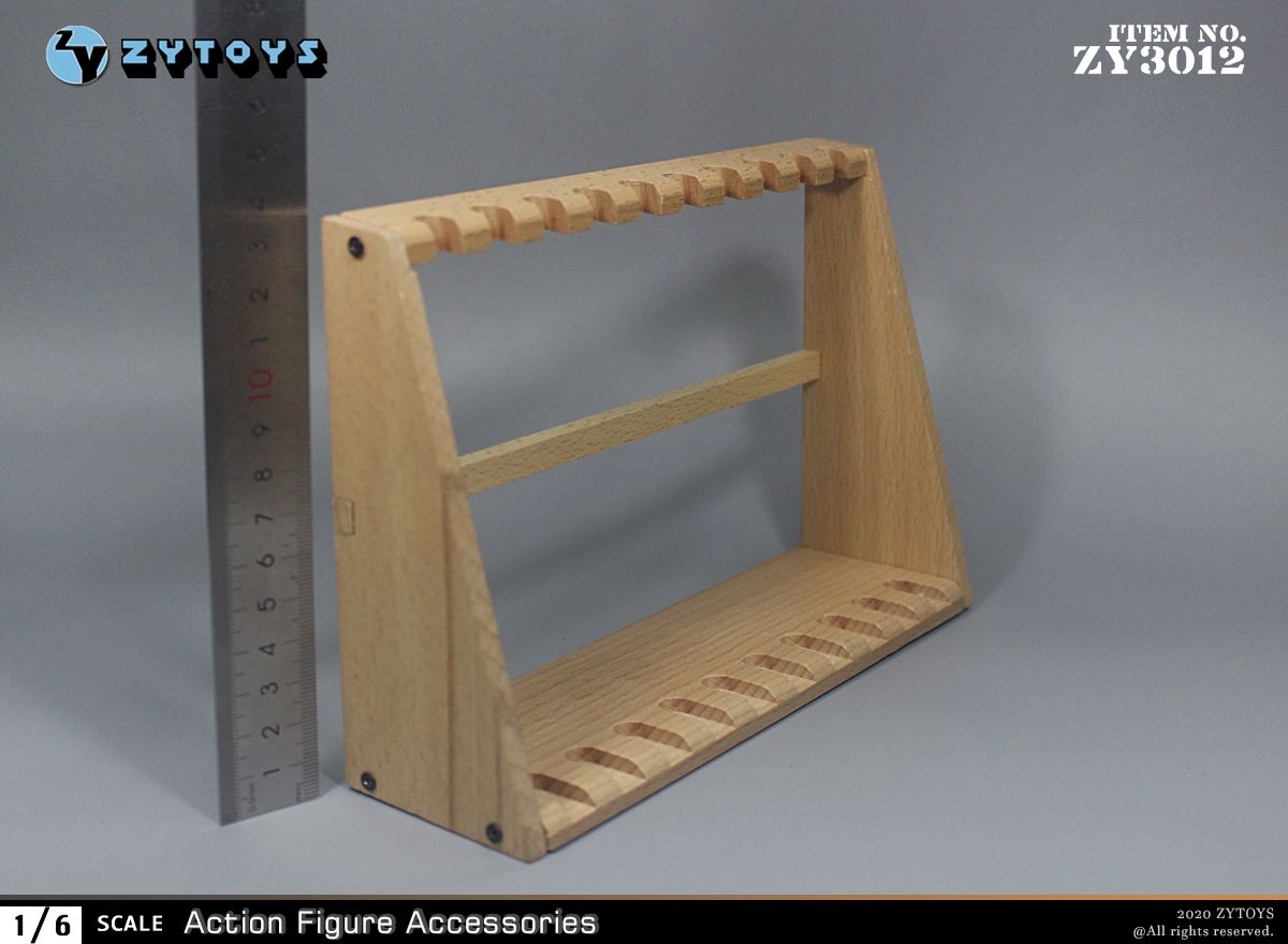ZY3012--1/6 木枪架 武器架(图2)