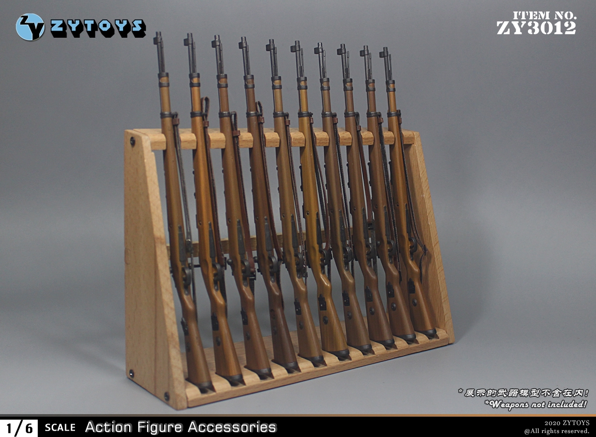 ZY3012--1/6 木枪架武器架_忠钰玩具_忠钰玩具
