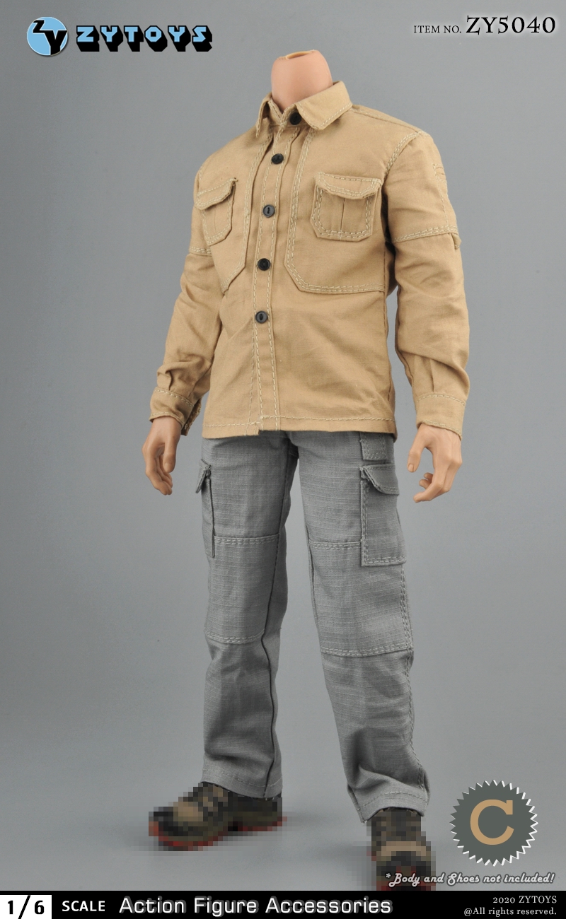 ZYTOYS-1/6 ZY5040 PMC 男款 外勤服 套装（3色）(图14)