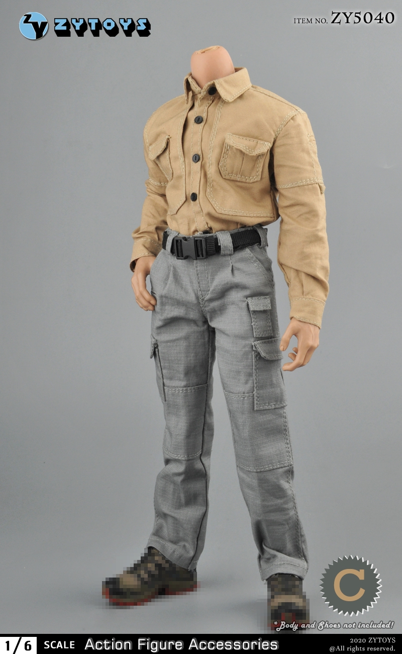 ZYTOYS-1/6 ZY5040 PMC 男款 外勤服 套装（3色）(图18)