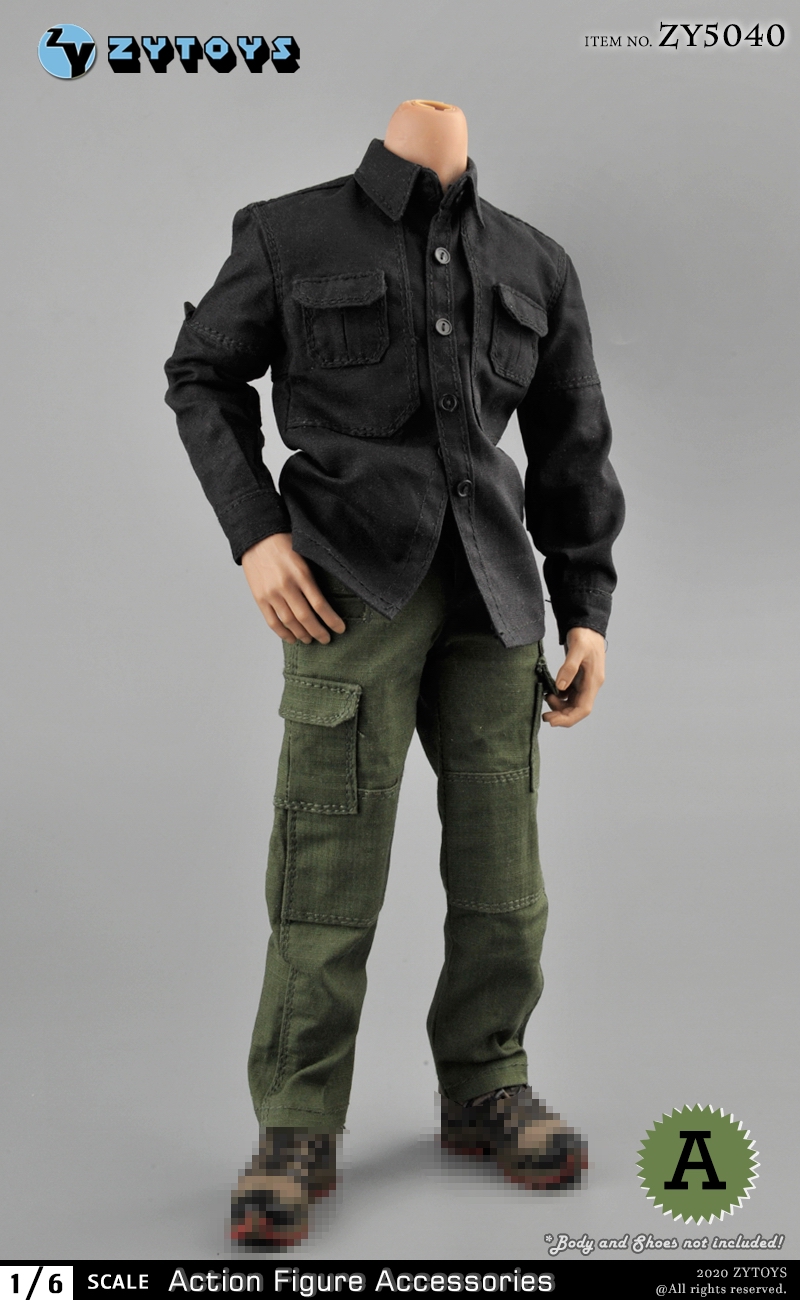 ZYTOYS-1/6 ZY5040 PMC 男款 外勤服 套装（3色）(图4)