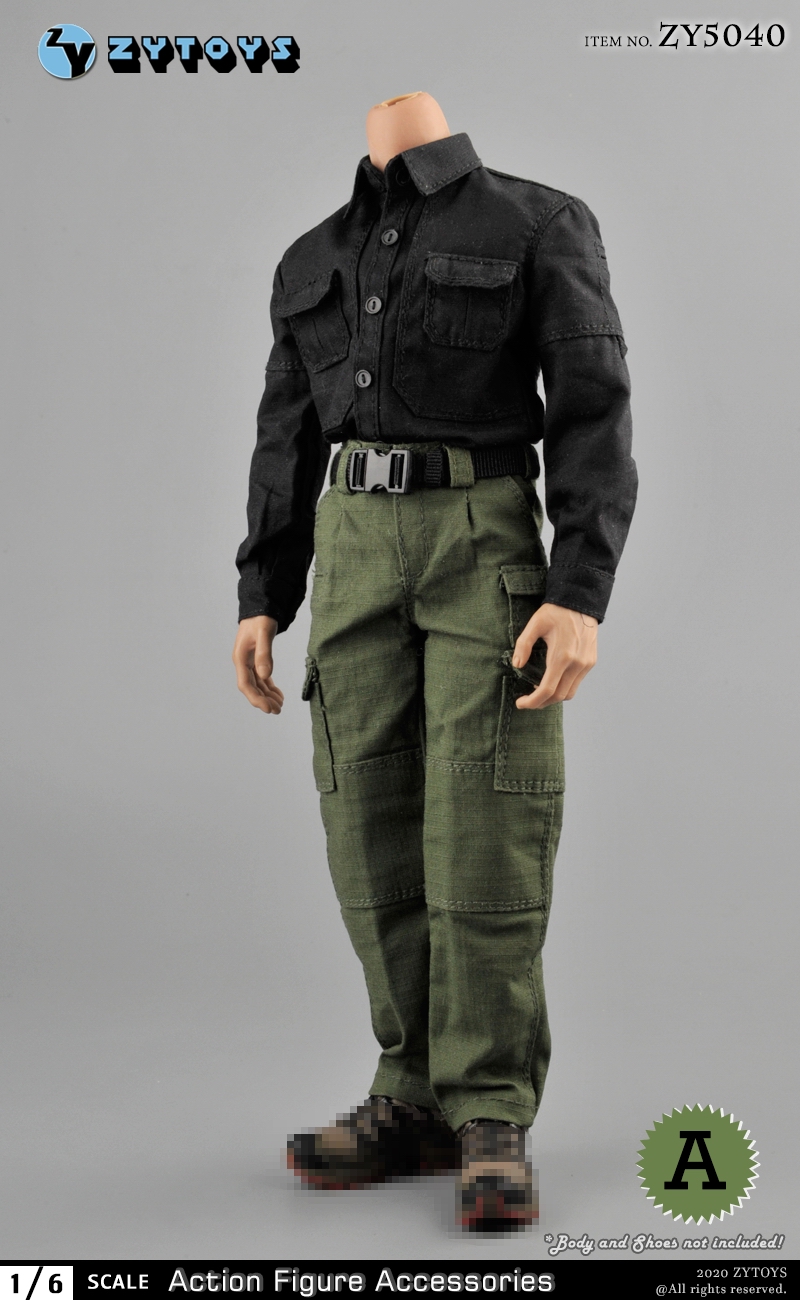 ZYTOYS-1/6 ZY5040 PMC 男款 外勤服 套装（3色）(图5)