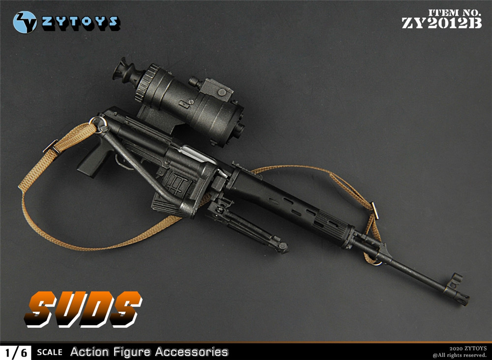 ZYTOYS 1/6 ZY2012A/B SVD&SVDS 狙击 兵人模型(图19)
