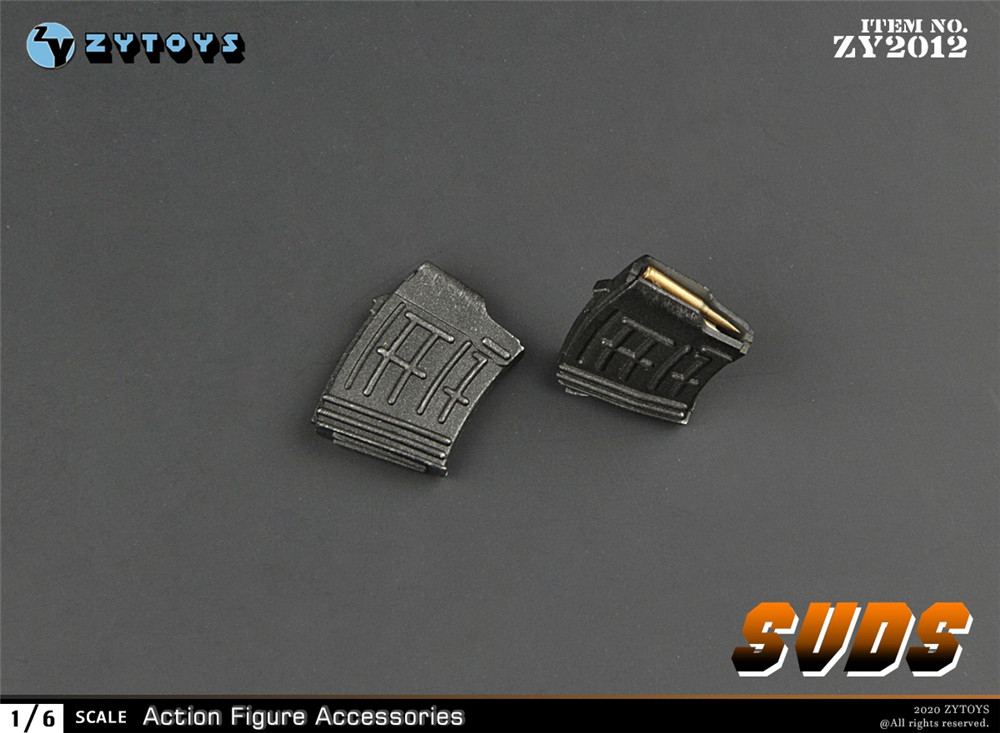 ZYTOYS 1/6 ZY2012A/B SVD&SVDS 狙击 兵人模型(图16)