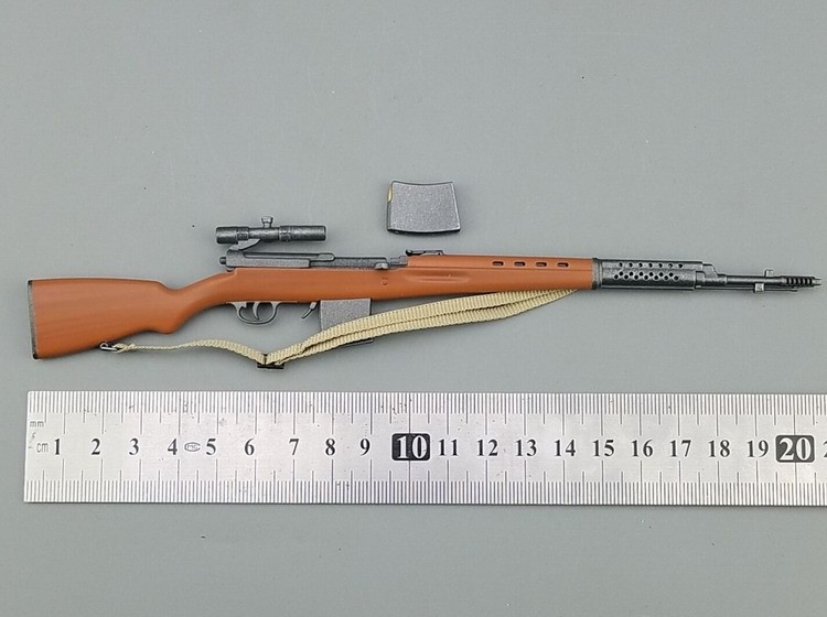 1/6 多款 WWII 武器 塑料玩具模型 M1卡宾 MP44 SVT-40(图5)