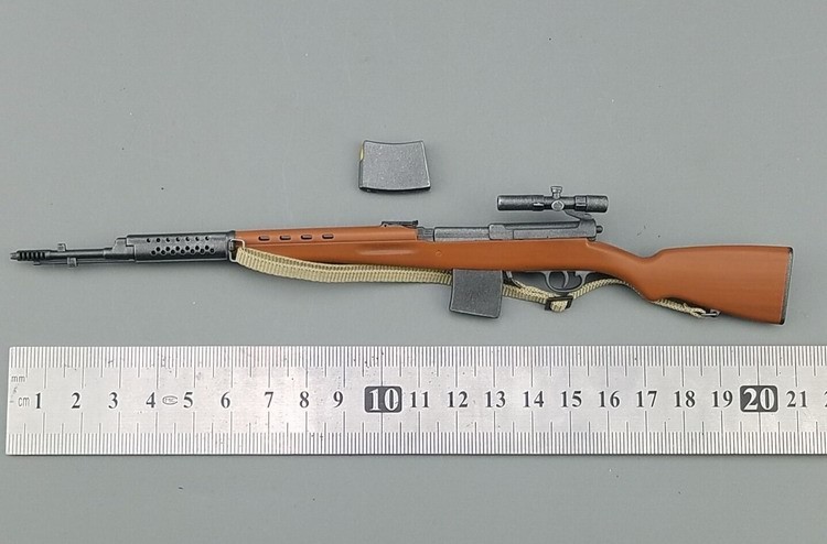 1/6 多款 WWII 武器 塑料玩具模型 M1卡宾 MP44 SVT-40(图6)