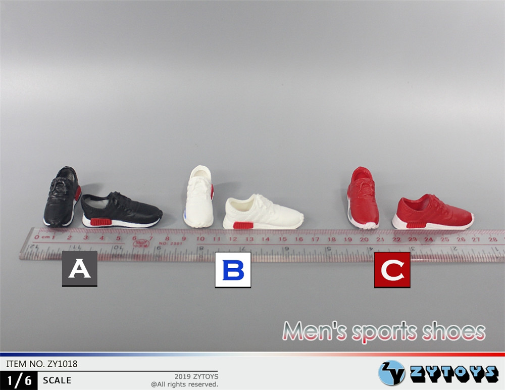 ZYTOYS 1/6 男装运动鞋 玩具 模型 ZY1018(图1)