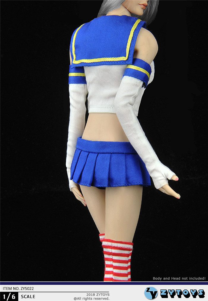 ZYTOYS 1/6 女装 水手兔女郎衣服套装 ZY5022(图2)