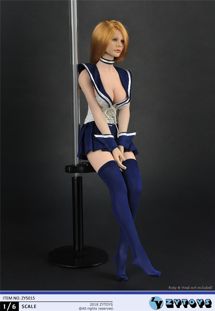 ZYTOYS 1/6比例 女装 爆胸幻想水手服饰 ZY5015(图3)