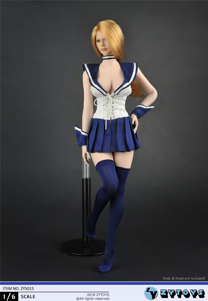 ZYTOYS 1/6比例 女装 爆胸幻想水手服饰 ZY5015(图7)