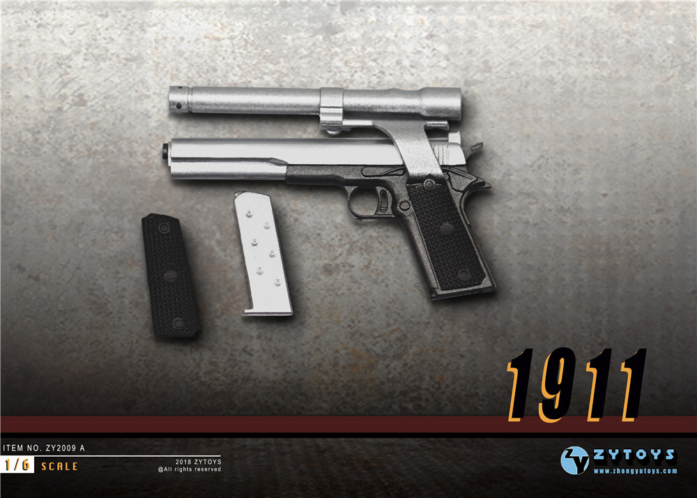 ZYTOYS--1/6 M1911 双色可选 ZY2009A(图6)