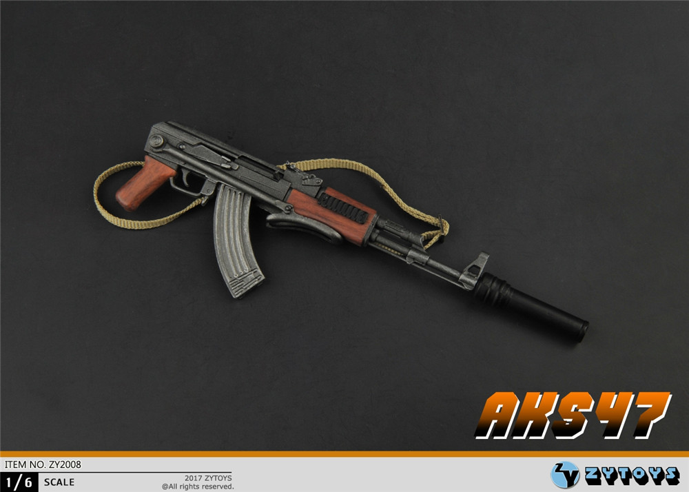 ZYTOYS 1/6 折叠托 AK47 模型 ZY2008(图7)