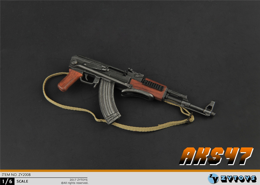 ZYTOYS 1/6 折叠托 AK47 模型 ZY2008(图12)
