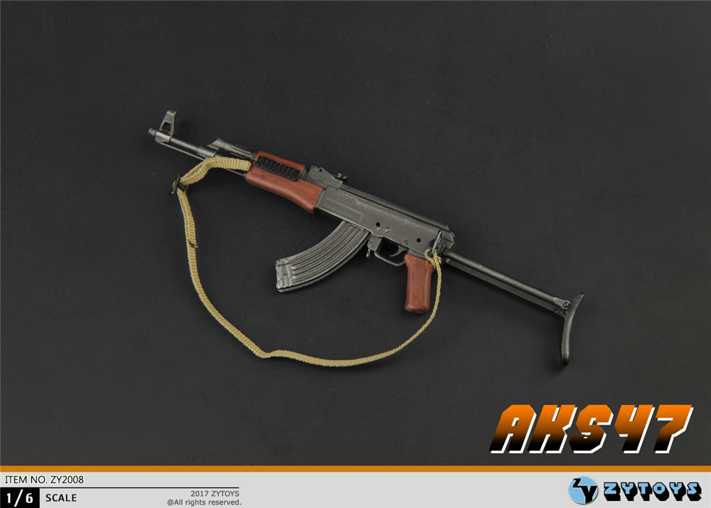 ZYTOYS 1/6 折叠托 AK47 模型 ZY2008(图11)