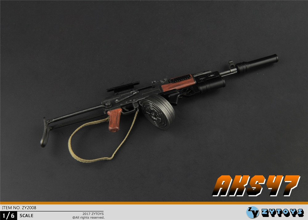 ZYTOYS 1/6 折叠托 AK47 模型 ZY2008(图6)