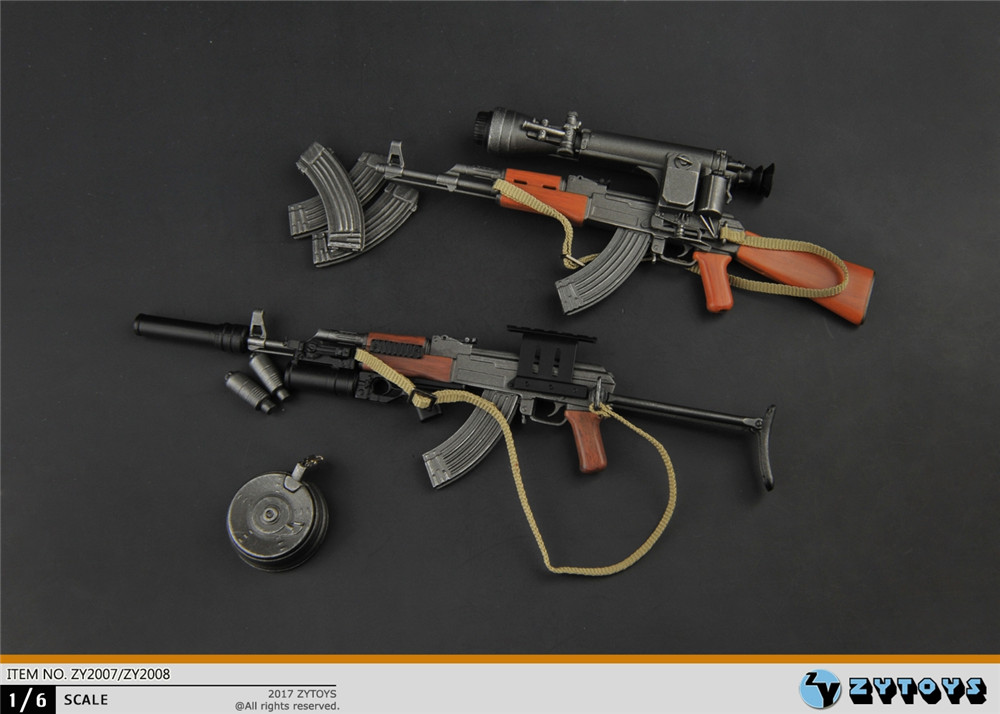 ZYTOYS 1/6 折叠托 AK47 模型 ZY2008(图14)