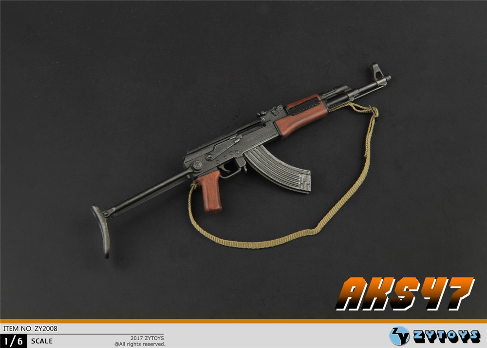 ZYTOYS 1/6 折叠托 AK47 模型 ZY2008(图10)