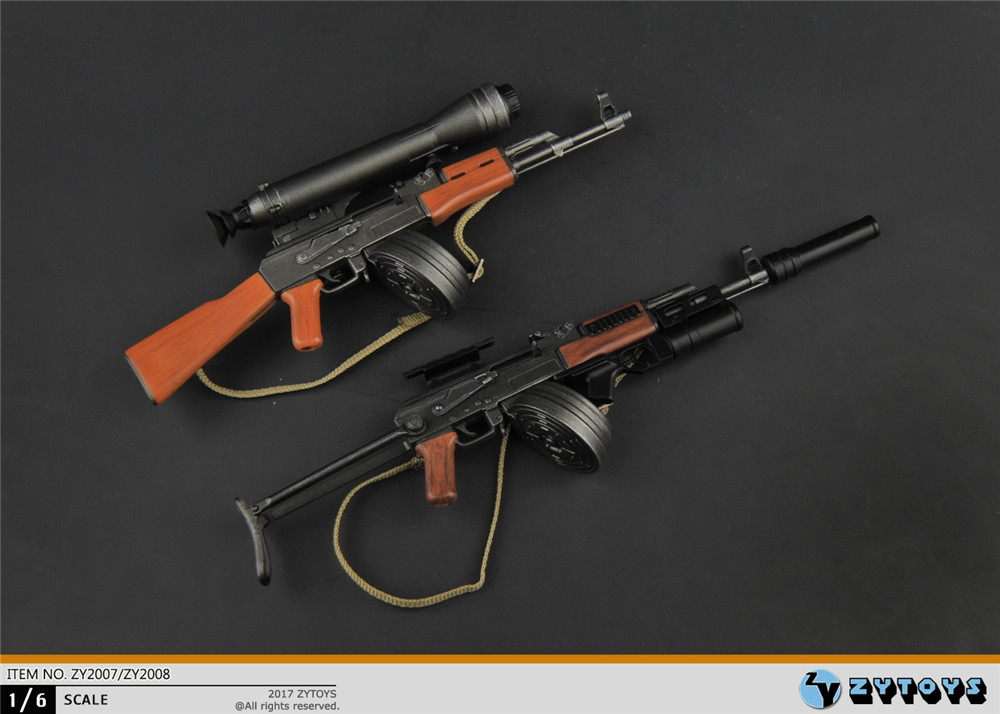 ZYTOYS 1/6 折叠托 AK47 模型 ZY2008(图13)