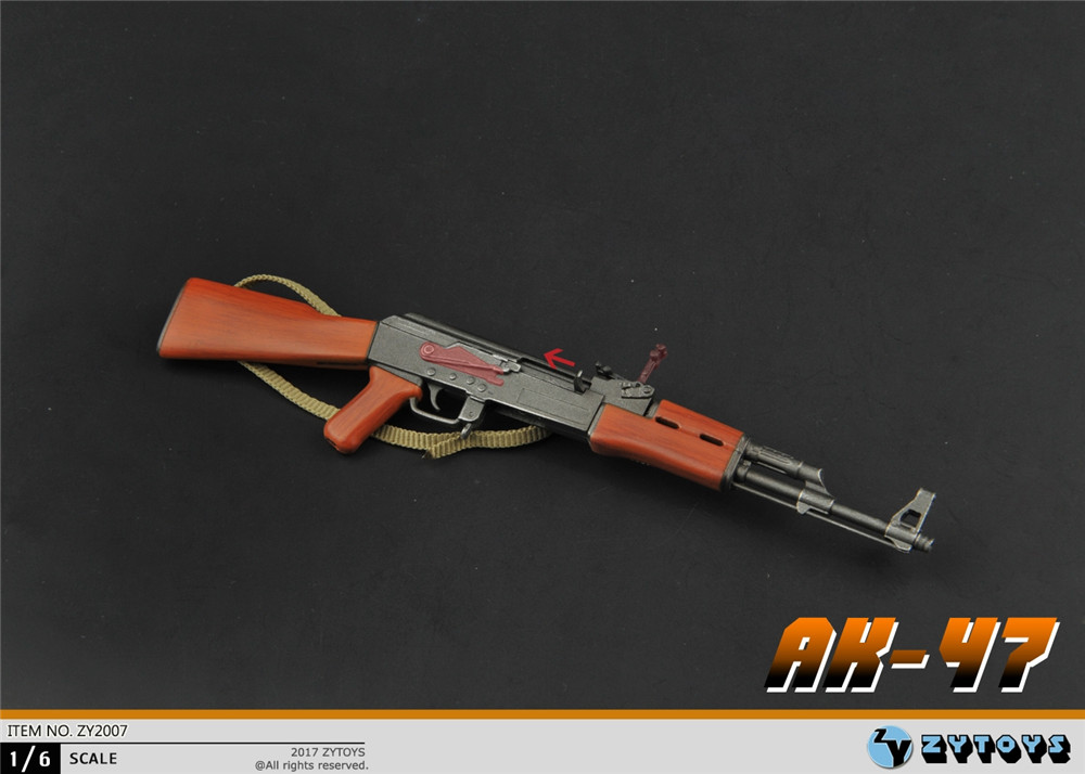 ZYTOYS 1/6 固定托 AK47 模型 ZY2007(图12)