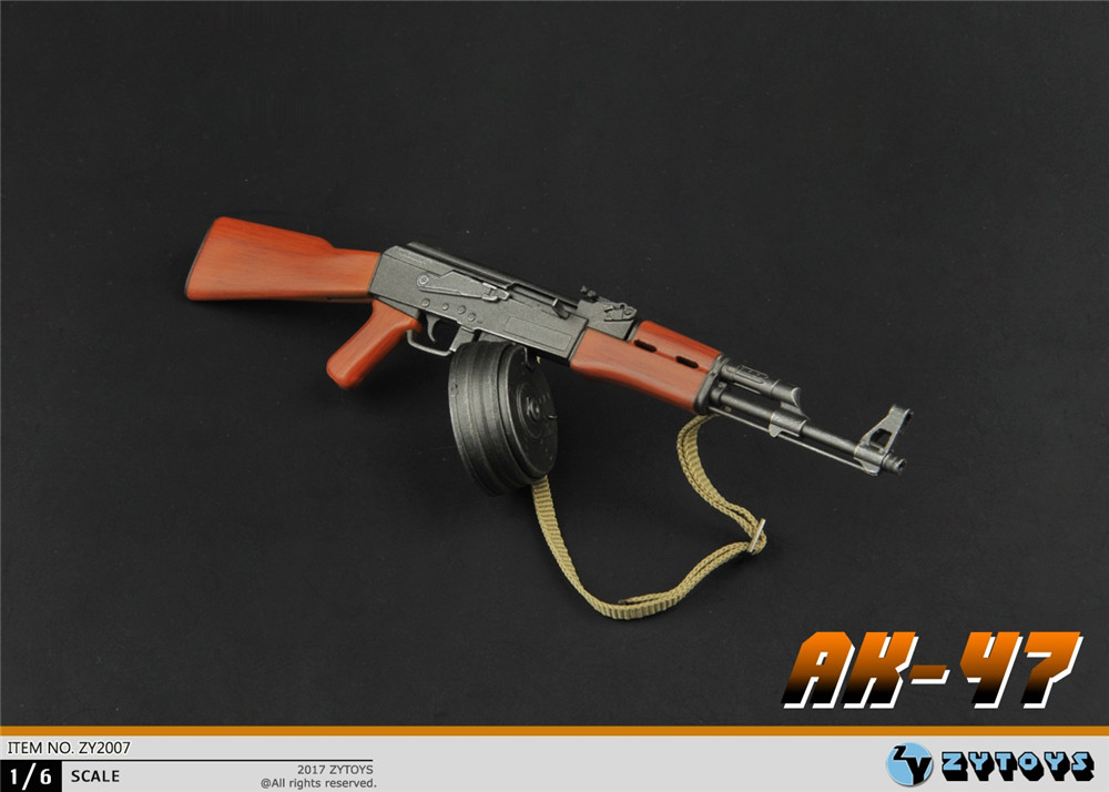 ZYTOYS 1/6 固定托 AK47 模型 ZY2007(图7)