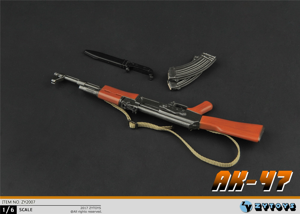 ZYTOYS 1/6 固定托 AK47 模型 ZY2007(图13)