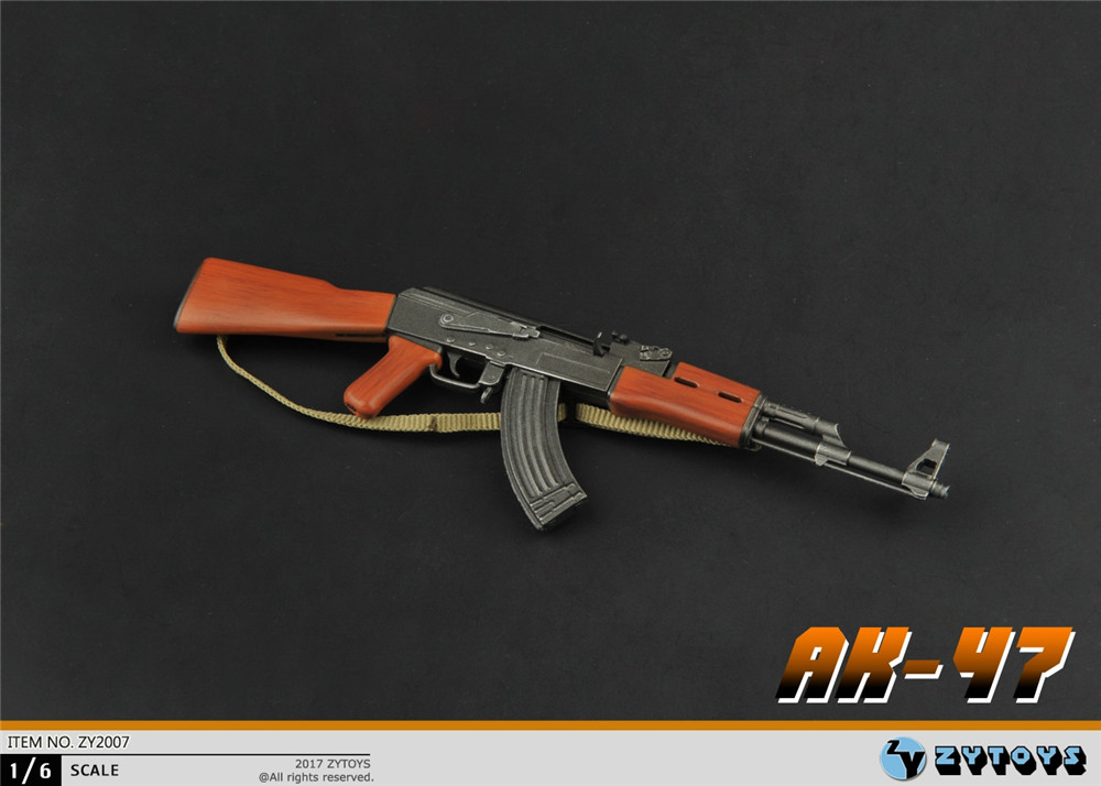 ZYTOYS 1/6 固定托 AK47 模型 ZY2007(图10)