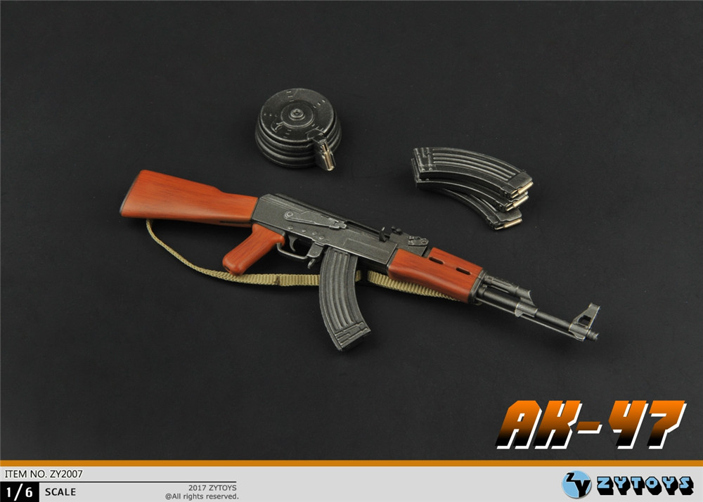 ZYTOYS 1/6 固定托 AK47 模型 ZY2007(图9)