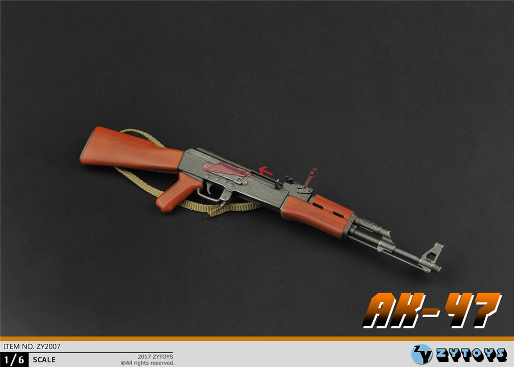 ZYTOYS 1/6 固定托 AK47 模型 ZY2007(图11)