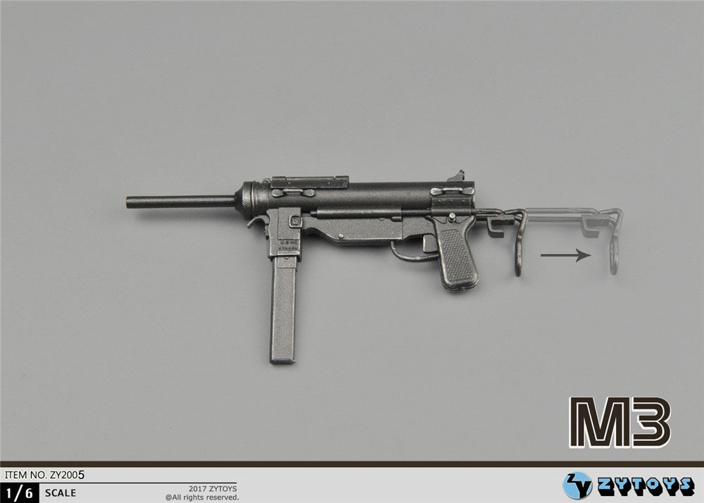 ZYTOYS - 1/6 二战美军 M3冲锋枪 (ZY2005)(图1)