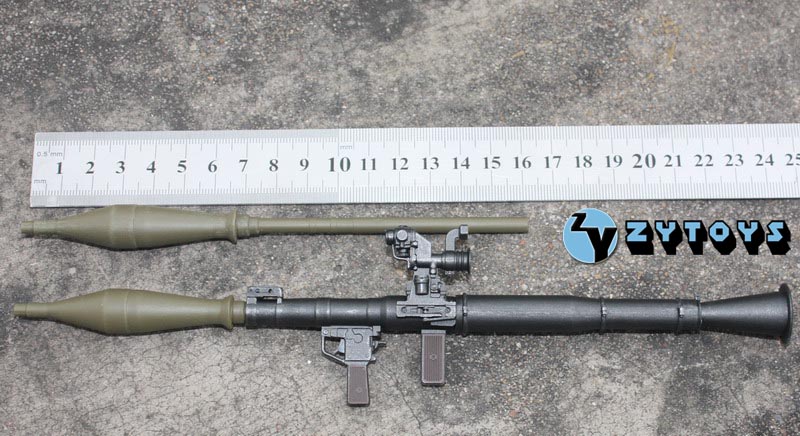 ZYTOYS - 1/6模型 RPG-7反坦克火箭筒 黑色 ZY8305A(图5)