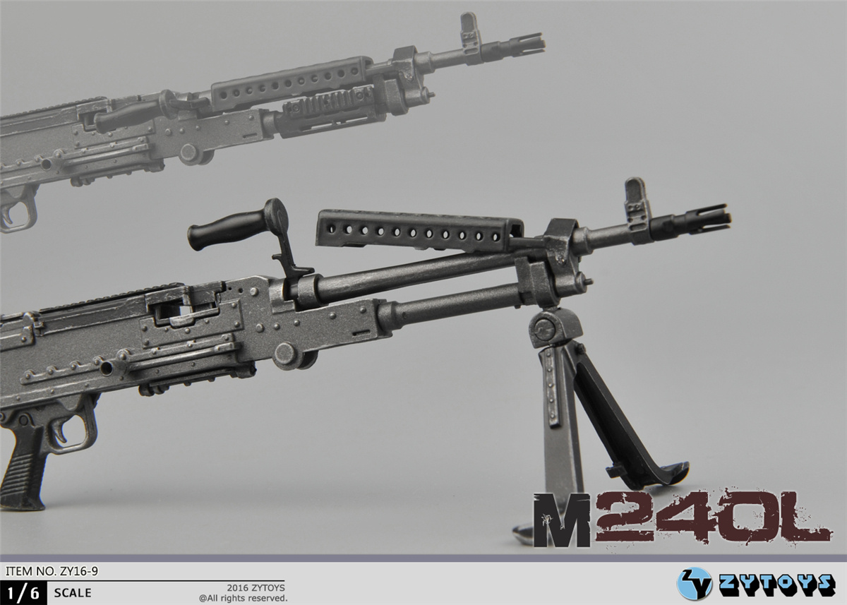 ZYTOYS - 1/6 M240机枪系列 两款 (ZY16-9/10)(图1)