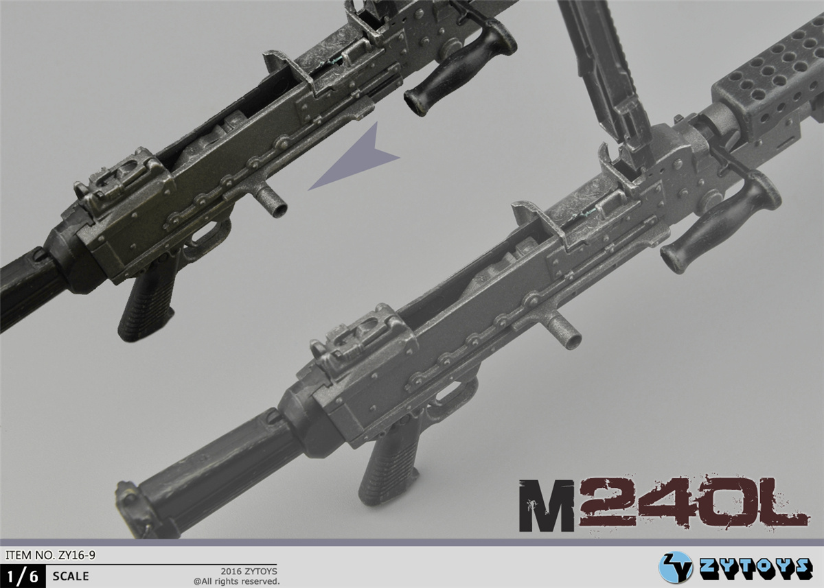 ZYTOYS - 1/6 M240机枪系列 两款 (ZY16-9/10)(图2)