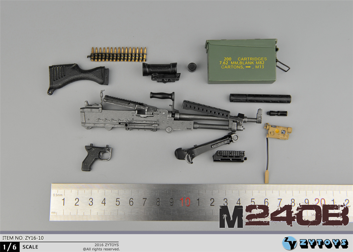 ZYTOYS - 1/6 M240机枪系列 两款 (ZY16-9/10)(图9)
