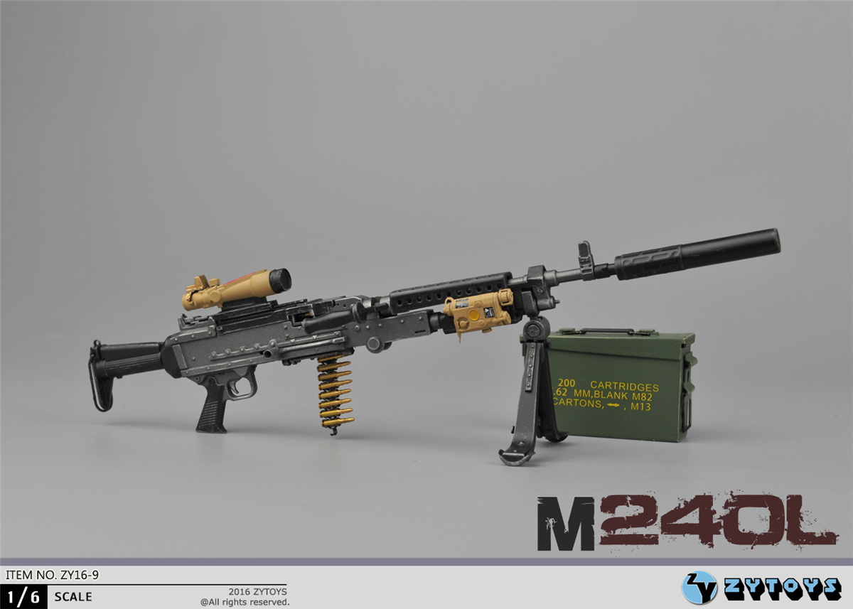 ZYTOYS - 1/6 M240机枪系列 两款 (ZY16-9/10)(图5)