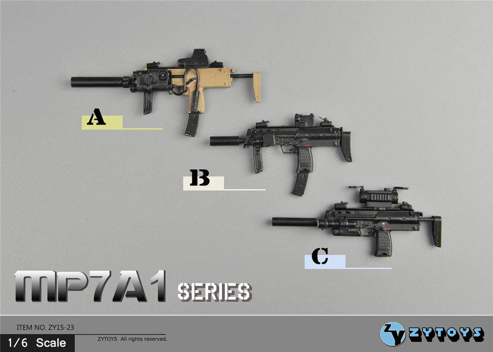 ZYTOYS - 1/6 MP7A1冲锋枪系列 三款 ZY15-23(图6)