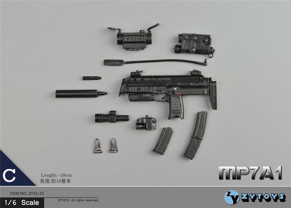 ZYTOYS - 1/6 MP7A1冲锋枪系列 三款 ZY15-23(图12)