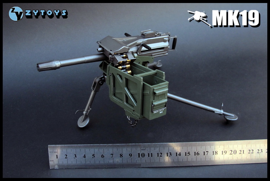 ZYTOYS - MK19 自动榴弹发射器 1/6模型 ZY8030(图1)