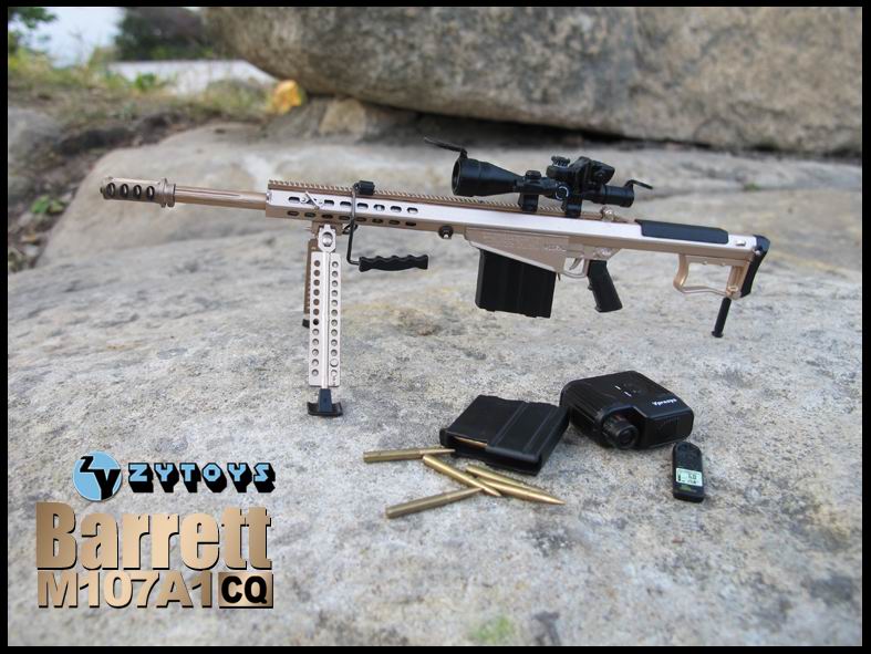 ZYTOYS -1/6 M107A1 短管CQ版 香槟色 (ZY8028C)(图6)