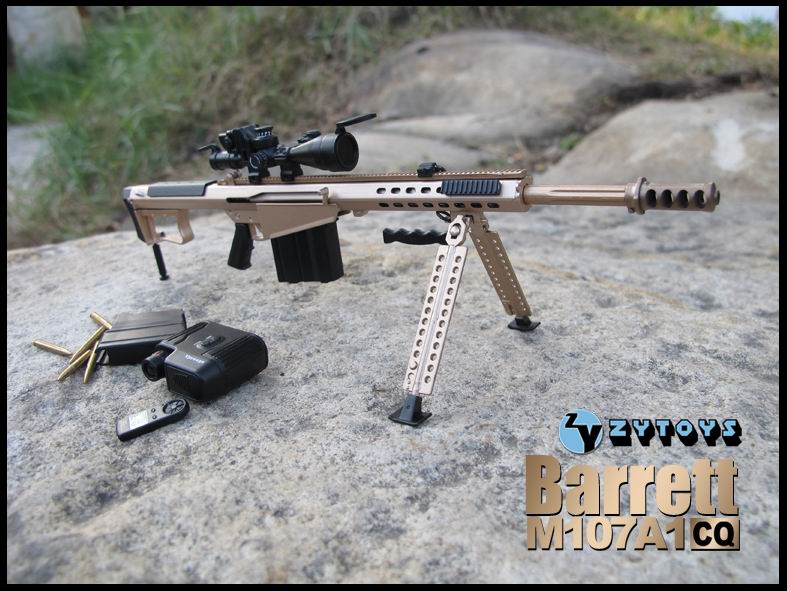 ZYTOYS -1/6 M107A1 短管CQ版 香槟色 (ZY8028C)(图4)