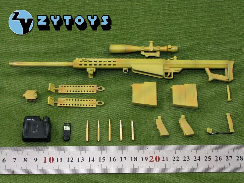 ZYTOYS -1/6 M82A1 消声器版 沙色 (ZY8015)(图2)