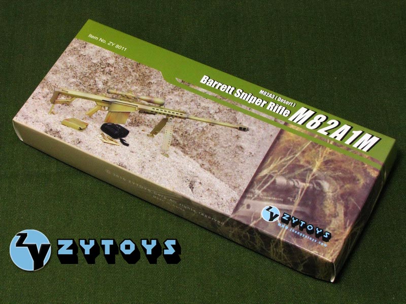 ZYTOYS -1/6 M82A1 消声器版 沙色 (ZY8015)(图1)