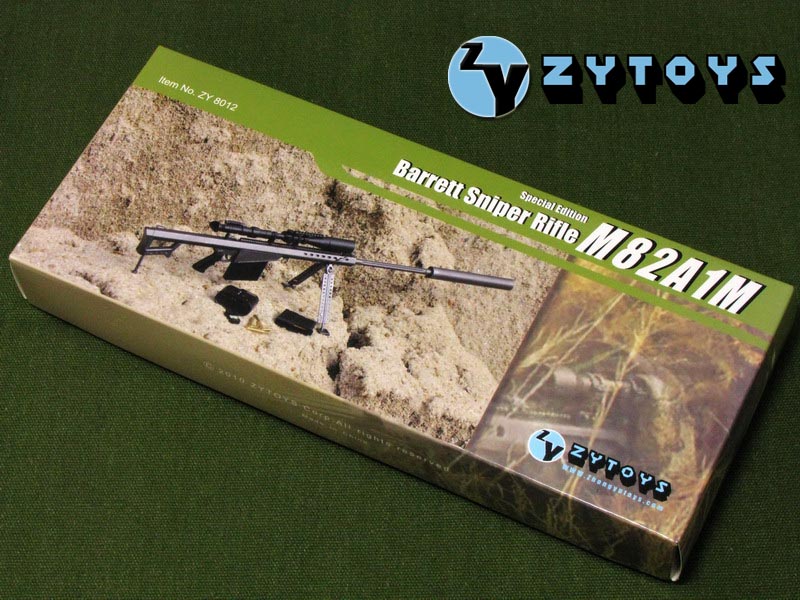 ZYTOYS -1/6 M82A1 消声器版 黑铁色 (ZY8012)(图3)