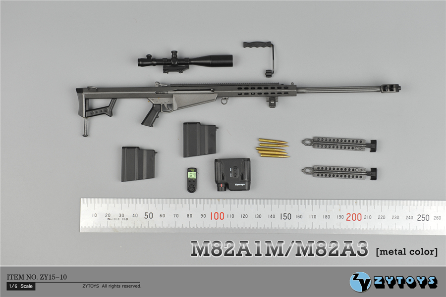 ZYTOYS -1/6 M82A1 黑铁色 (ZY15-10)(图5)