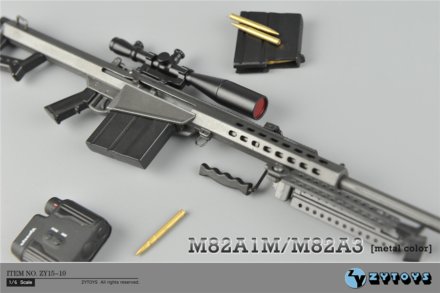 ZYTOYS -1/6 M82A1 黑铁色 (ZY15-10)(图1)