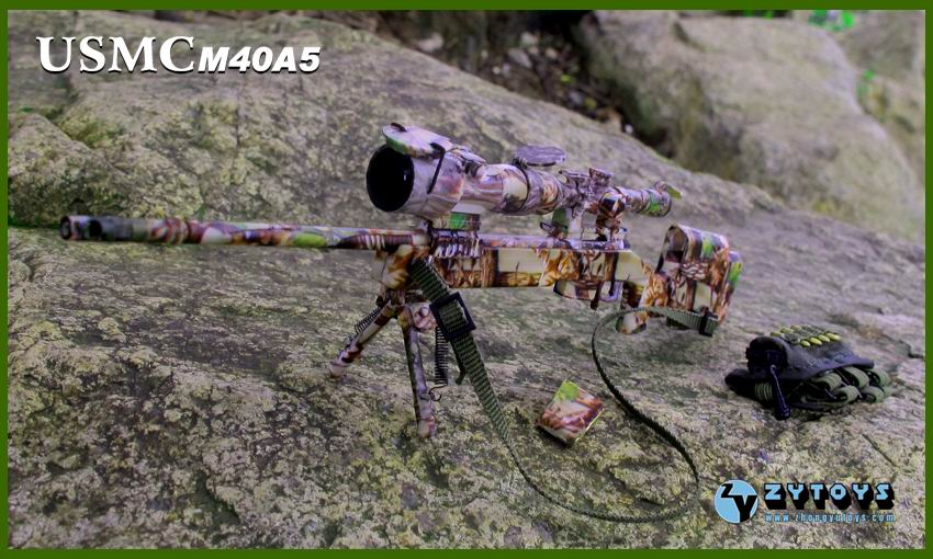 ZYTOYS - 1/6模型 M40A5 仿生迷彩色（ZY8024D）(图7)